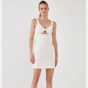 Endless Rose Soft Touch Plisse Twist Mini Dress